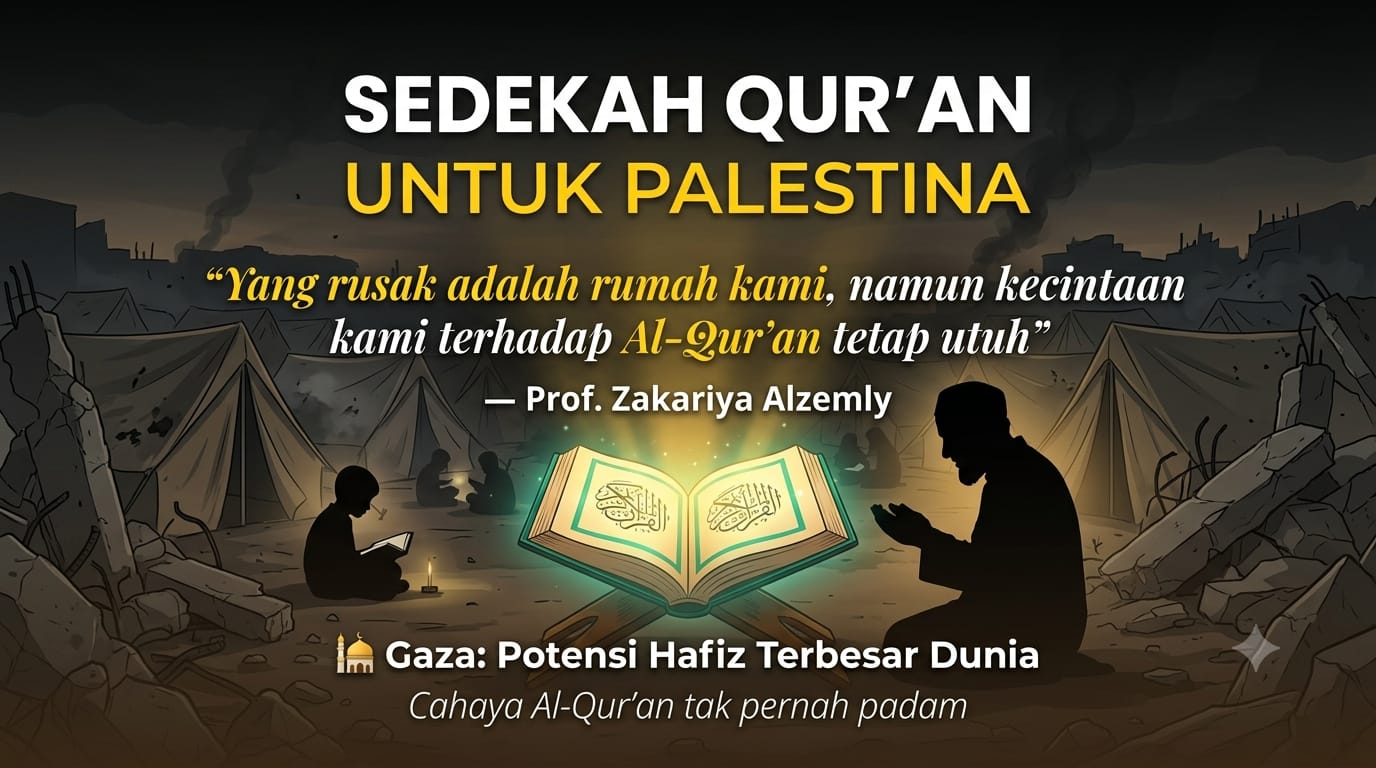 Pahala Jariyah, Tebar Al-Qur'an di Bumi Para Nabi (Palestina)